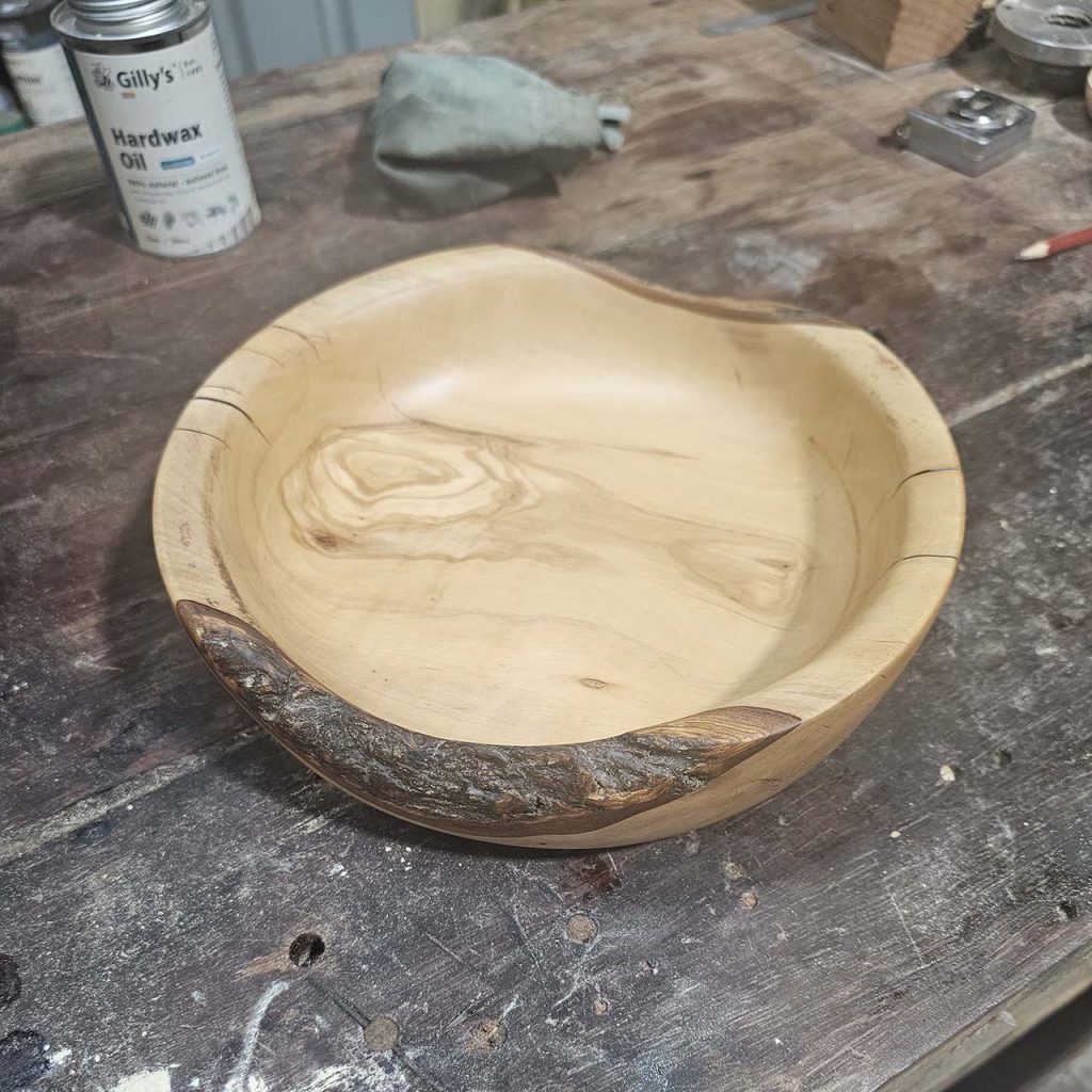 cape lilac wooden bowl