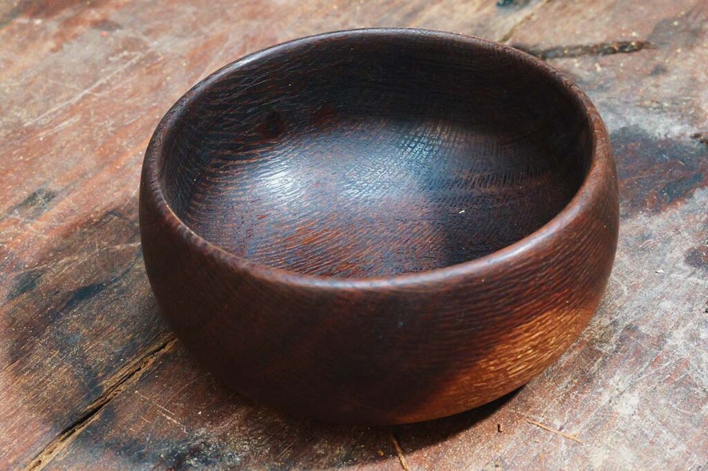 pear tree wooden bowl
